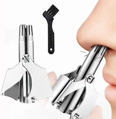 Picture of Nose Hair Trimmer For Men And Women With Noise Wash able Man-ual Nasal Hair