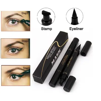 Picture of Miss Rose 2 in 1 Stamp eyeliner - black