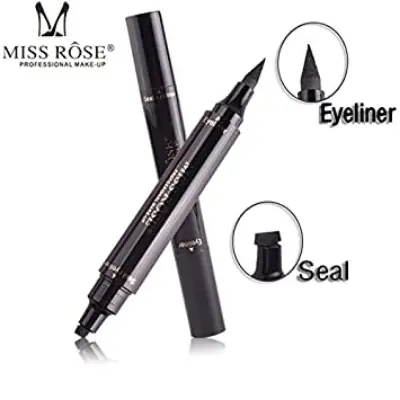 Picture of Miss Rose 2 in 1 Stamp eyeliner - black