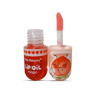 Picture of Kiss Beauty Magic Lip Oil Oil Moisturizing Lip Gloss Peach 3ml