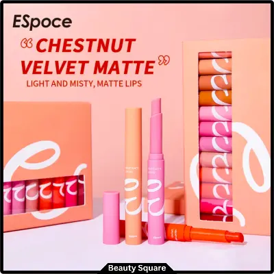 Picture of ESpoce 12 Colors High Pigment Velvet Lipstick Set Multicolor