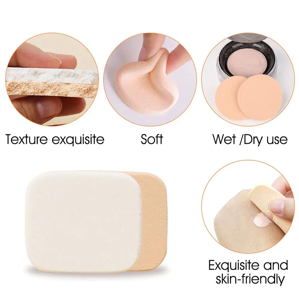 Picture of Keli 6pcs Makeup Sponges Beauty Blending Sponges Cosmetic Powder Puff Facial Makeup Soft Sponges Random Colors & Shapes-Cosmetic Sponges