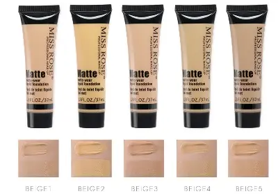 Picture of Miss Rose Long Lasting Liquid Full Skin Coverage Soft Matte Foundation 37ml