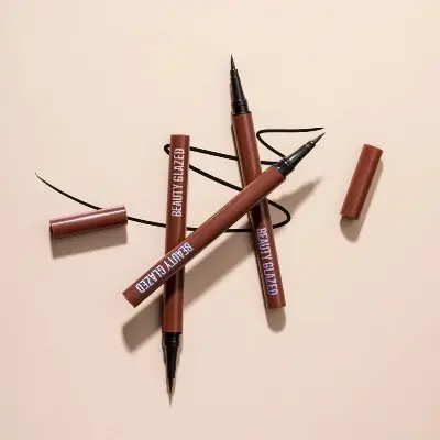 Picture of Beauty Glazed Black Matte Waterproof Long Lasting Liquid Eyeliner Beauty Cosmetics