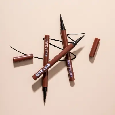 Picture of Beauty Glazed Black Matte Waterproof Long Lasting Liquid Eyeliner Beauty Cosmetics