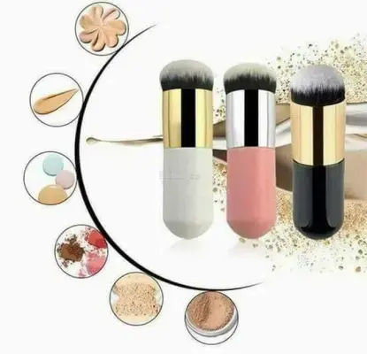 Picture of 1pcs Makeup brushes Small Beauty brush cute chubby pier flat foundation brush makeup brushes