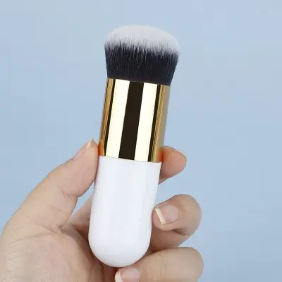 Picture of 1pcs Makeup brushes Small Beauty brush cute chubby pier flat foundation brush makeup brushes