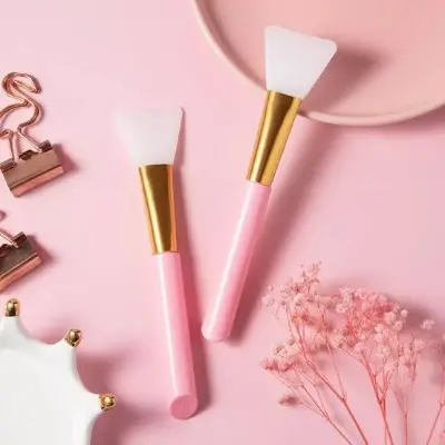 Picture of Laikou Soft Silicone Facial Mixing Brush Applicator Tool - 1 PCS Pink