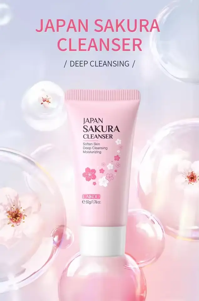 Picture of Laikou Japan Sakura Cleanser Face Wash - 50ml