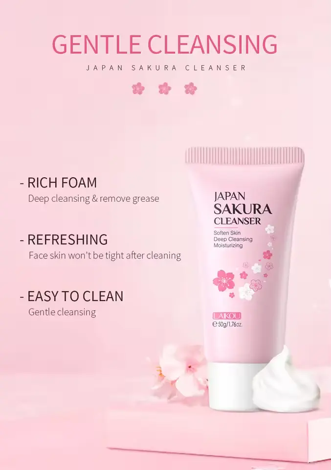 Picture of Laikou Japan Sakura Cleanser Face Wash - 50ml