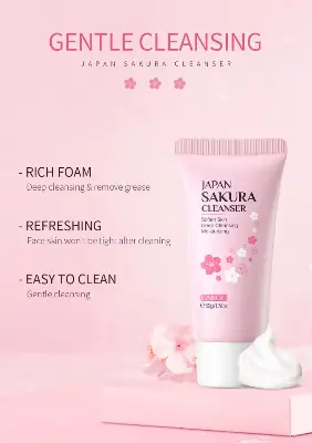Picture of Laikou Japan Sakura Cleanser Face Wash - 50ml