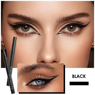 Picture of Focalure Professional Black Liquid Eyeliner Long-lasting Waterproof Quick-dry Eye Liner Pencil Pen Makeup Beauty Cosmetics Tool