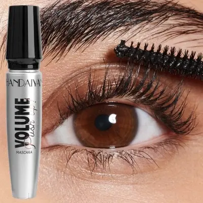 Picture of Handaiyan Waterproof Mascara Black Thick Curly Eyelash Extension Female Non-smudge Silk Fiber Mascara Eye Makeup Cosmetic