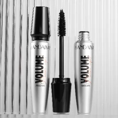 Picture of Handaiyan Waterproof Mascara Black Thick Curly Eyelash Extension Female Non-smudge Silk Fiber Mascara Eye Makeup Cosmetic