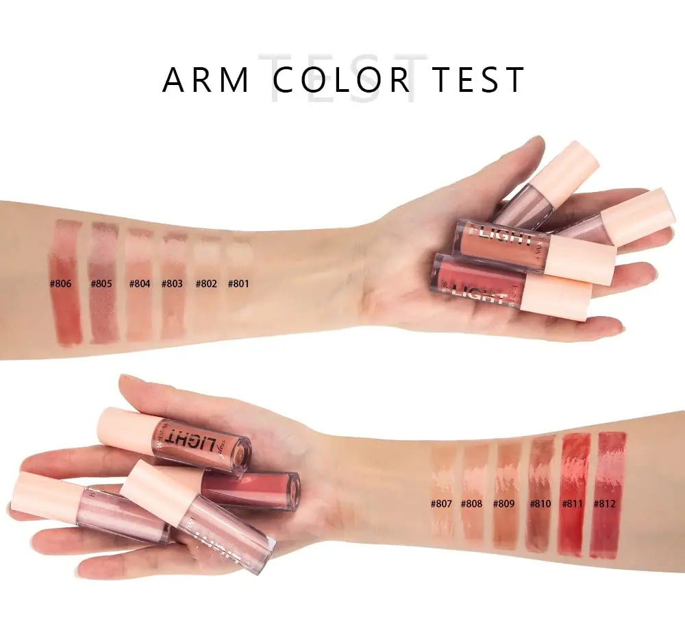 Picture of Handaiyan Light Gloss Lipstick 6 Shades Lip Gloss, Clear Lip Gloss, Liquid Lipstick  (Set B Gloss)