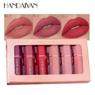 Picture of HANDAIYAN 6 PCS Matte Lipstick Long Lasting,Velvet Waterproof Lipstick