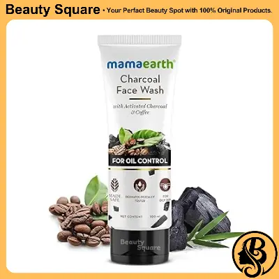 Picture of Mamaearth Charcoal Face Wash with Activated Charcoal & Coffee for Oil Control (100)ml