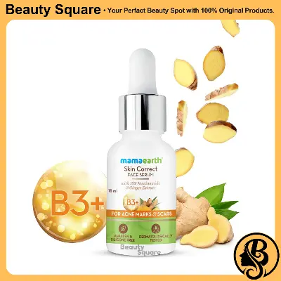 Picture of Mamaearth Skin Correct Face Serum With Niacinamide & Ginger Extract For Acne Marks & Scars-15ml