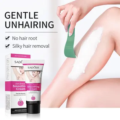 Picture of SADOER Hair Removal Smoothing Cream Easy Hair Removal Depilatory Body Care Skin Care
