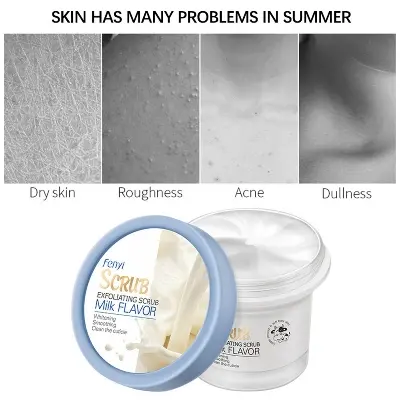 Picture of Fenyi Body Exfoliating Scrub Milk Flavor - 100gm