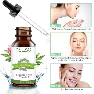 Picture of Melao Retinol Serum - Hyaluronic Acid Vitamin E-30ml