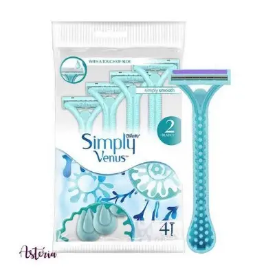 Picture of Simply Venus 2 Disposable 4 Razor For Women