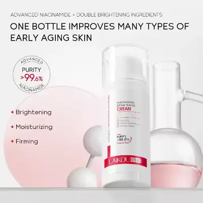 Picture of Laikou Pro Niacinamide Brightening Cream Oil Controlling Fine Lines Fading Moisturizing Tightening Face Cream