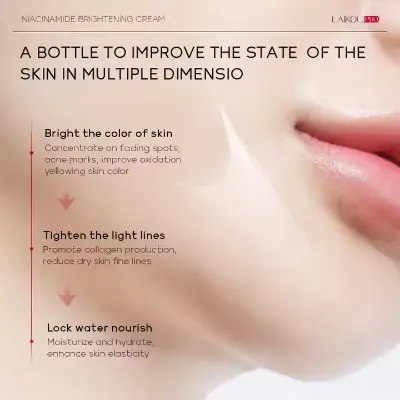 Picture of Laikou Pro Niacinamide Brightening Cream Oil Controlling Fine Lines Fading Moisturizing Tightening Face Cream
