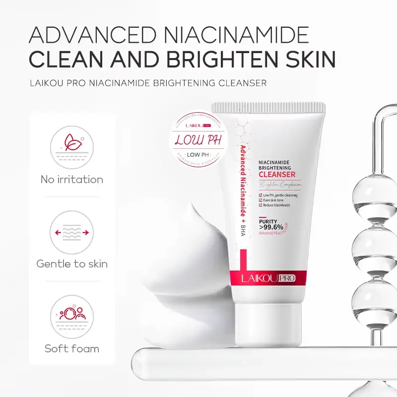 Picture of Laikou Pro Niacinamide Brightening Cleanser Clean Pores and Reduce Blackheads – 50ml