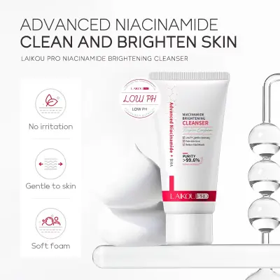 Picture of Laikou Pro Niacinamide Brightening Cleanser Clean Pores and Reduce Blackheads – 50ml