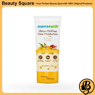 Picture of Mamaearth Ubtan Oil-Free Face Moisturizer for Radiant Skin 80ml