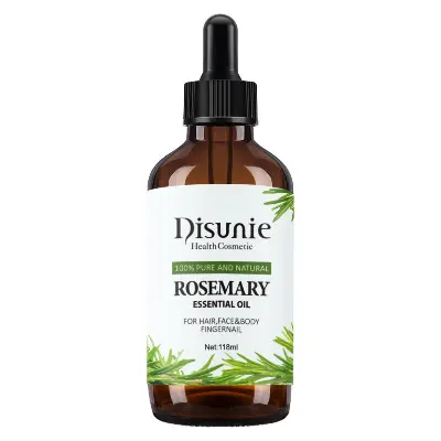 Picture of Disunie 100% Pure Natural Rosemary Fresh Essential Organic Oil for Body Face Hair Tighten Skin Promotes Longer Healthier Hair - 30ml
