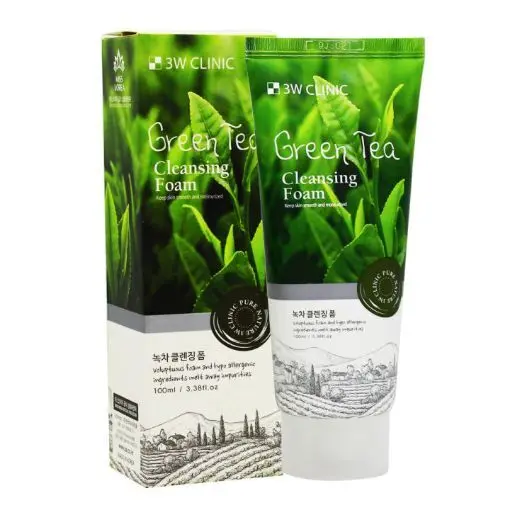 Picture of 3W Clinic Green Tea Cleansing Foam - 100ml