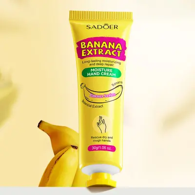 Picture of SADOER Anti-cracking Whitening Banana Nourishing Hand Cream  30g
