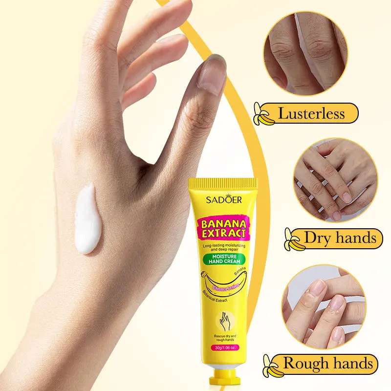 Picture of SADOER Anti-cracking Whitening Banana Nourishing Hand Cream  30g