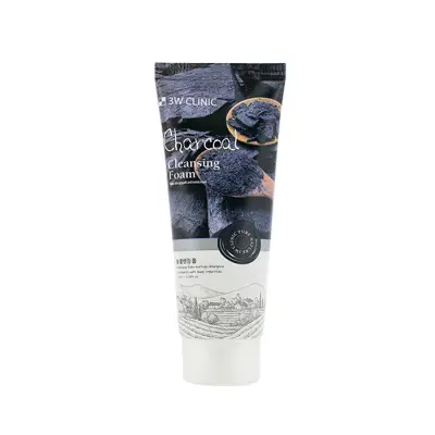 Picture of 3W Clinic Charcoal  Cleansing Foam - 100ml