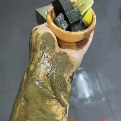 Picture of Fairy Scrub Gluta Soap Green Tea Brightening Face & Body Black Spots Knee - 50g