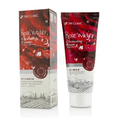 Picture of 3W Clinic Rose Water Cleansing Foam - 100ml