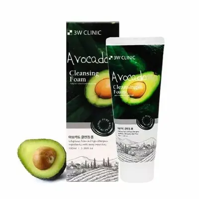 Picture of 3W Clinic Avocado Cleansing Foam - 100ml