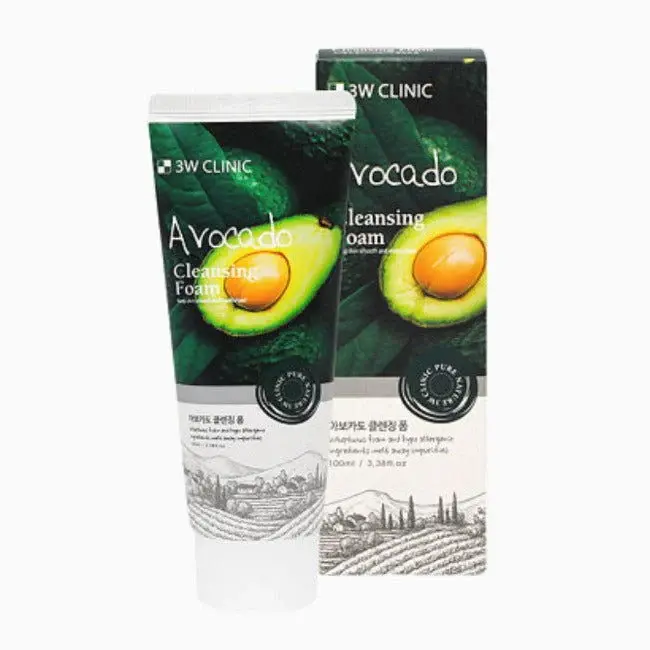 Picture of 3W Clinic Avocado Cleansing Foam - 100ml