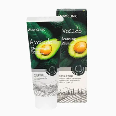 Picture of 3W Clinic Avocado Cleansing Foam - 100ml