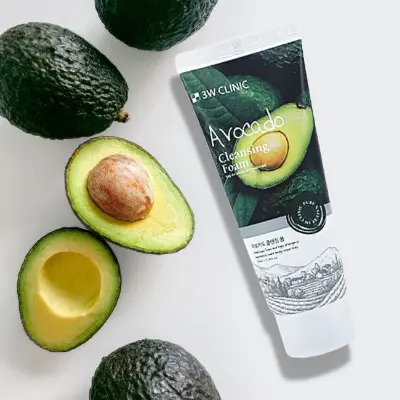 Picture of 3W Clinic Avocado Cleansing Foam - 100ml