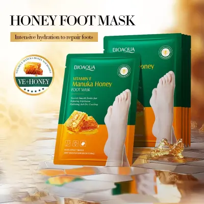Picture of BIOAQUA Foot Peeling Vitamin E Manuka Honey Moisturizing Foot Mask