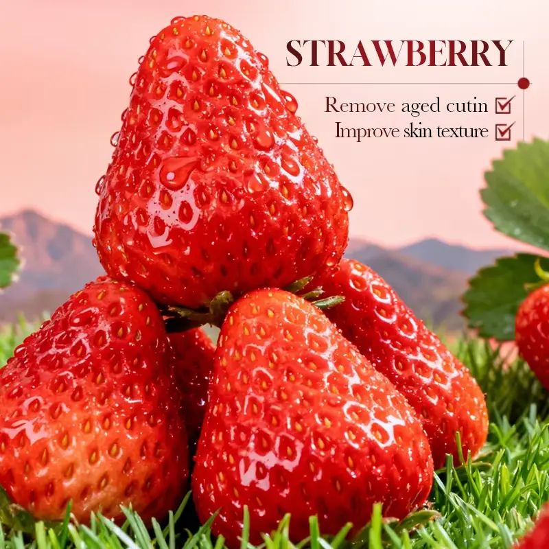 Picture of SADOER Strawberry Extract Peeling Foot Mask Moisturizing Exfoliating Foot Care Mask - 1Pcs