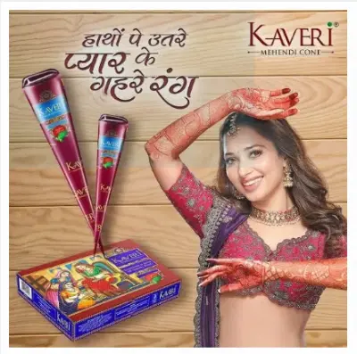 Picture of Kaveri Cone Mehndi-12pcs