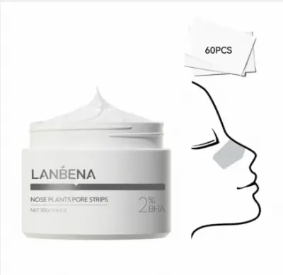 Picture of Lanbena Blackhead Remover Nose Strips 60pcs 2% BHA - 30G