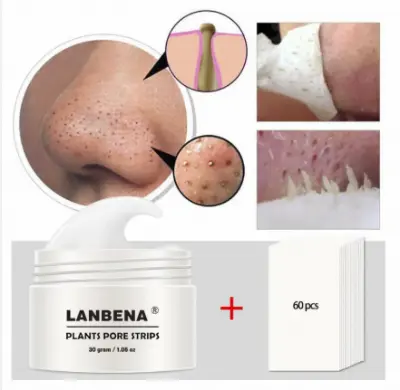 Picture of Lanbena Blackhead Remover Nose Strips 60pcs 2% BHA - 30G