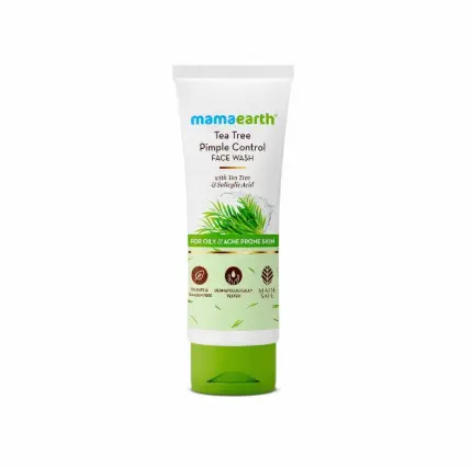 Picture of Mamaearth Tea Tree Pimple Control Face Wash with Tea Tree & Salicylic for Oily & Acne-Prone Skin - 100 ml(packaging may vary)