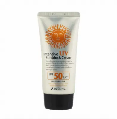 Picture of 3W Clinic Intensive UV Sunblock Cream SPF50 PA+++ 70ml