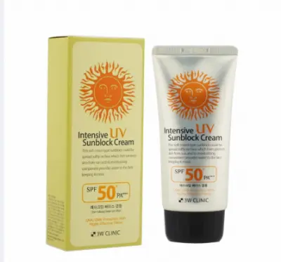 Picture of 3W Clinic Intensive UV Sunblock Cream SPF50 PA+++ 70ml